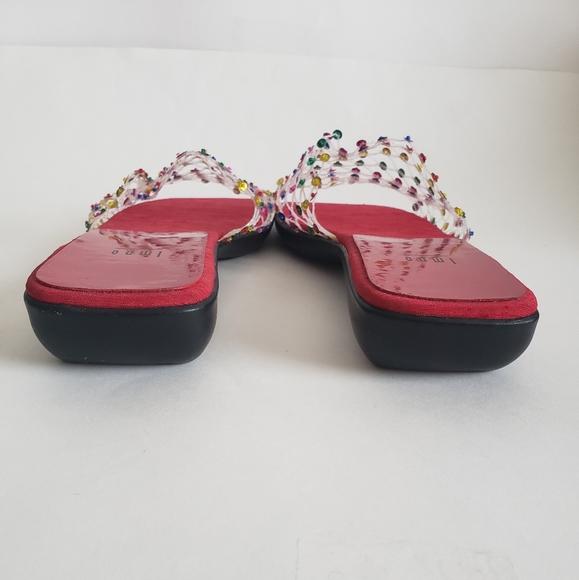Vintage Impo Bravo Mesh Multicolor Sequin Slides Size 10M - Picture 9 of 11